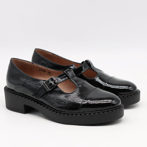 BABIES EN CUIR VERNIS FROISSÉE