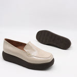 CHAUSSURES À PLATEFORMES EN CUIR VERNIS FROISSÉE