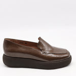 CHAUSSURES À PLATEFORMES EN CUIR VERNIS FROISSÉE