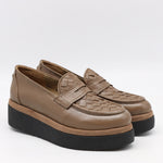 CHAUSSURES À PLATEFORMES EN CUIR