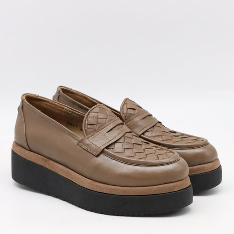 CHAUSSURES À PLATEFORMES EN CUIR