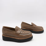 CHAUSSURES À PLATEFORMES EN CUIR