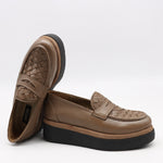 CHAUSSURES À PLATEFORMES EN CUIR