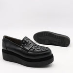 CHAUSSURES À PLATEFORMES EN CUIR