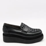 CHAUSSURES À PLATEFORMES EN CUIR