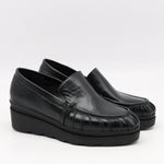 CHAUSSURES COMPENSÉES EN CUIR