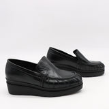 CHAUSSURES COMPENSÉES EN CUIR