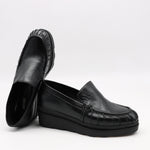 CHAUSSURES COMPENSÉES EN CUIR