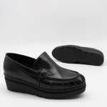 CHAUSSURES COMPENSÉES EN CUIR