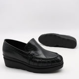 CHAUSSURES COMPENSÉES EN CUIR