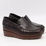 CHAUSSURES COMPENSÉES EN CUIR