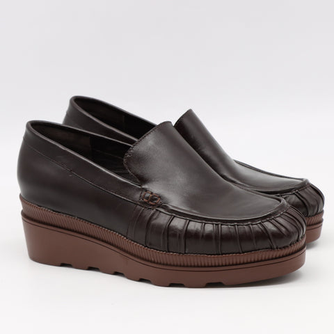 CHAUSSURES COMPENSÉES EN CUIR