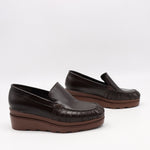 CHAUSSURES COMPENSÉES EN CUIR