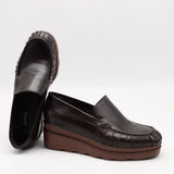CHAUSSURES COMPENSÉES EN CUIR