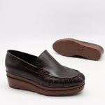 CHAUSSURES COMPENSÉES EN CUIR