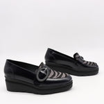 CHAUSSURES COMPENSÉES À BOUCLE EN CUIR