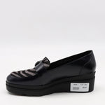 CHAUSSURES COMPENSÉES À BOUCLE EN CUIR