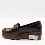 CHAUSSURES COMPENSÉES À BOUCLES EN CUIR