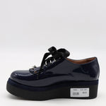 DERBIES À PLATEFORMES EN CUIR VERNIS