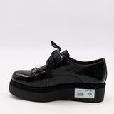DERBIES À PLATEFORMES EN CUIR VERNIS