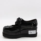 DERBIES COMPENSÉES EN CUIR VERNIS