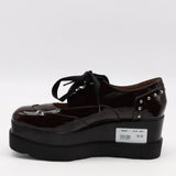 DERBIES COMPENSÉES EN CUIR VERNIS