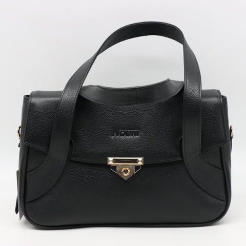 SAC À RABAT EN CUIR