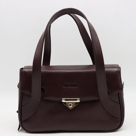 SAC À RABAT EN CUIR