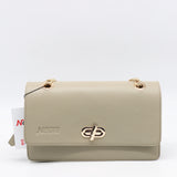 SAC À MAIN EN CUIR ET CHAÎNE DORÉ