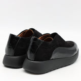 BASKETS À ÉLASTIQUE EN DAIM CUIR