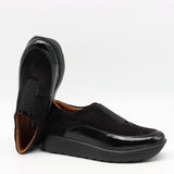 BASKETS À ÉLASTIQUE EN DAIM CUIR