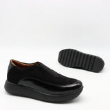 BASKETS À ÉLASTIQUE EN DAIM CUIR