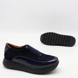 BASKETS À ÉLASTIQUE EN DAIM CUIR