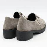 CHAUSSURES À TALONS EN DAIM CUIR