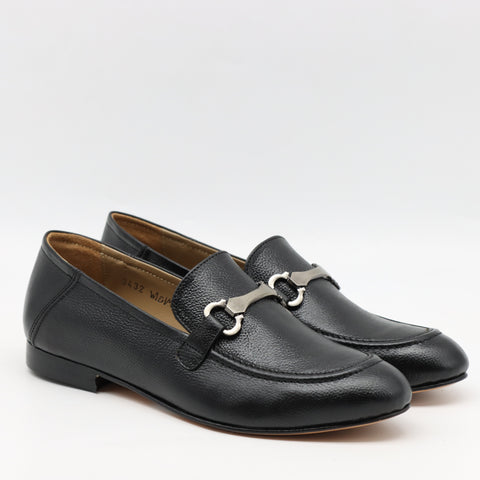 CHAUSSURES PLATES BI-MATIÈRE EN CUIR