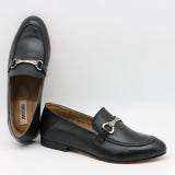 CHAUSSURES PLATES BI-MATIÈRE EN CUIR