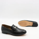 CHAUSSURES PLATES BI-MATIÈRE EN CUIR