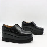 DERBIES COMPENSÉES EN CUIR