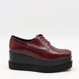 DERBIES COMPENSÉES EN CUIR