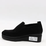 CHAUSSURES COMPENSÉES EN DAIM CUIR