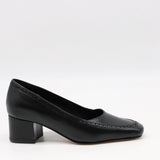 ESCARPINS EN CUIR À BOUT CARRÉE