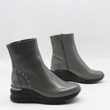 BOOTS COMPENSÉES EN CUIR