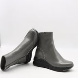 BOOTS COMPENSÉES EN CUIR