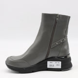 BOOTS COMPENSÉES EN CUIR