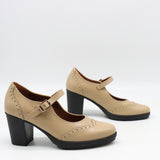 ESCARPINS À BRIDES EN CUIR