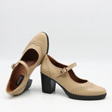 ESCARPINS À BRIDES EN CUIR