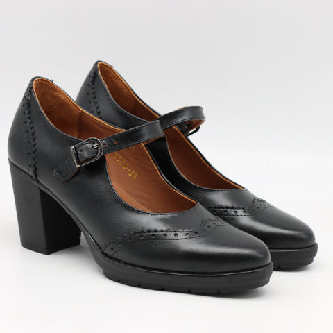 ESCARPINS À BRIDES EN CUIR