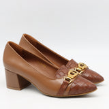 ESCARPINS EN DAIM CUIR ET BOUT POINTU