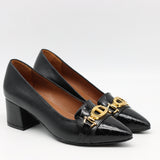 ESCARPINS EN DAIM CUIR ET BOUT POINTU