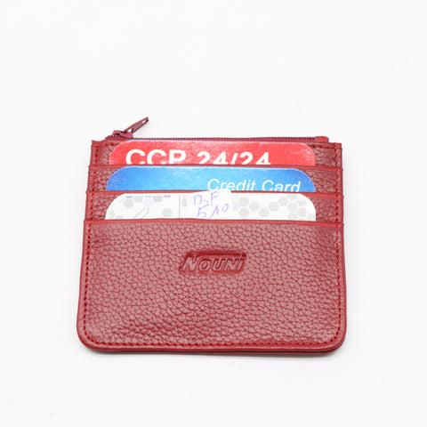 PORTE-CARTES EN CUIR